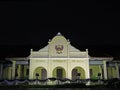 Old city hall of Pathumthani city, Garuda on the center gable is symbolic of Thai government.