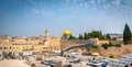 Old city of Jerusalem during the corana virus pandemic Royalty Free Stock Photo