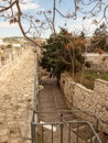 The Old City of Jerusalem Ramparts Walk Royalty Free Stock Photo