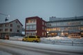 The old city in Kiruna, Norrbotten in Swedish Lapland. Photographed 17 October, 2023. Royalty Free Stock Photo