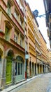 Historic architecture in the old part of Lyon Royalty Free Stock Photo