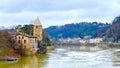 Historic architecture in the old part of Lyon Royalty Free Stock Photo