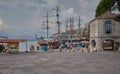 The old city Marina at the foot of Kaleici old town in Antalya, Turkey.