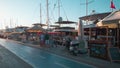 The old city Marina at the foot of Kaleici old town in Antalya, Turkey.