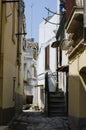 The Old City medieval streets exterior detail in europe