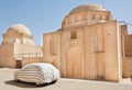 Old city in Middle East with covered auto