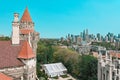 The old city and the new Toronto Royalty Free Stock Photo