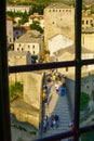 Old City and Old Bridge (Stari Most), Mostar Royalty Free Stock Photo