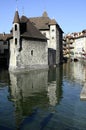 Old city and prison of Annecy, France Royalty Free Stock Photo