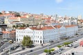 Old city and railway station Santa Apolonia, Lisbon