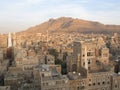 Old city of Sana in Yemen Royalty Free Stock Photo