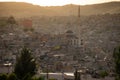 Old city of Sanliurfa, Turkey at sunset.