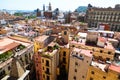 Old city from Santa Maria del mar. Barcelona Royalty Free Stock Photo