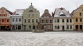 Old City Squares Baroque Style In Winter