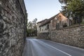 Old city streets and buildings Royalty Free Stock Photo