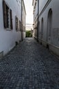 Old city streets and buildings Royalty Free Stock Photo