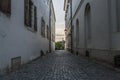 Old city streets and buildings Royalty Free Stock Photo