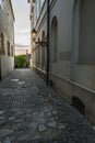 Old city streets and buildings Royalty Free Stock Photo