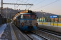 Old city train in Prague