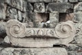 Old city view of ancient ruins. Architecture detail of the ancient temple, Athens, Greece