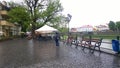 Old city view, riverside, Uzhhorod, Transcarpathia