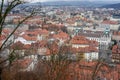 Old city views Slovenia, Ljubljana Royalty Free Stock Photo