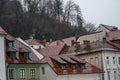 Old city views Slovenia, Ljubljana Royalty Free Stock Photo