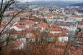 Old city views Slovenia, Ljubljana Royalty Free Stock Photo