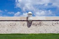 The Old City Wall in Campeche, Mexico