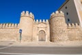 Old city wall in Penaranda de Duero