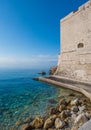 Old City Walls, Dubrovnik, Dalmatia, Croatia Royalty Free Stock Photo