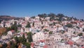 The old city of Zefat Aerial view