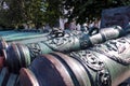 Old and classic Cannon at the Kremlin in Moscow, Russia Royalty Free Stock Photo