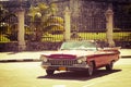 Old classic car in Havana, Cuba Royalty Free Stock Photo