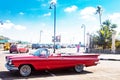 Old classic car in Havana, Cuba Royalty Free Stock Photo