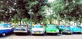 Old classic cars in Havana, Cuba Royalty Free Stock Photo