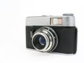 Old classic film camera with clipping path Royalty Free Stock Photo