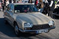 Old classic Frech Citroen GS car with hydropneumatic suspension. Royalty Free Stock Photo