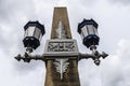 Old classic lamppost in Amsterdam, Netherlands