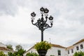 Classic lamppost with ornaments from the city of Marbella, Malaga