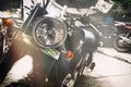 Old classic motorcycles Royalty Free Stock Photo