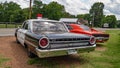 Old classic police car at Leipers Fork in Tennessee - LEIPERS FORK, USA - JUNE 18, 2019