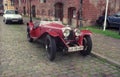 Vintage retro automobile private car parked