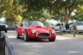 Old classic red sports car Royalty Free Stock Photo