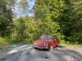 Old classic Russian vintage car