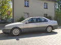 Old classic sedan car Alfa Romeo 166 left side view parked