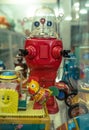 Robot vintage in thailand Royalty Free Stock Photo