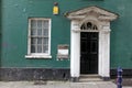 Old classic victorian door and window