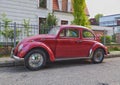 Classic vintage old Volkswagen Beetle car Royalty Free Stock Photo