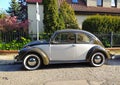 Classic vintage old Volkswagen Beetle car Royalty Free Stock Photo